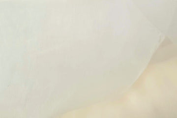 Organza, schimmernd, ecru, 0,5 m